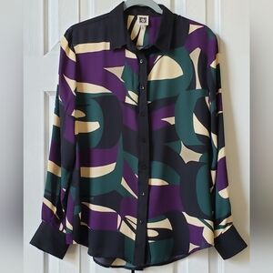 💥Anne Klein Button Down Blouse – Size 14 |NWOT |Excellent Condition |Never Worn